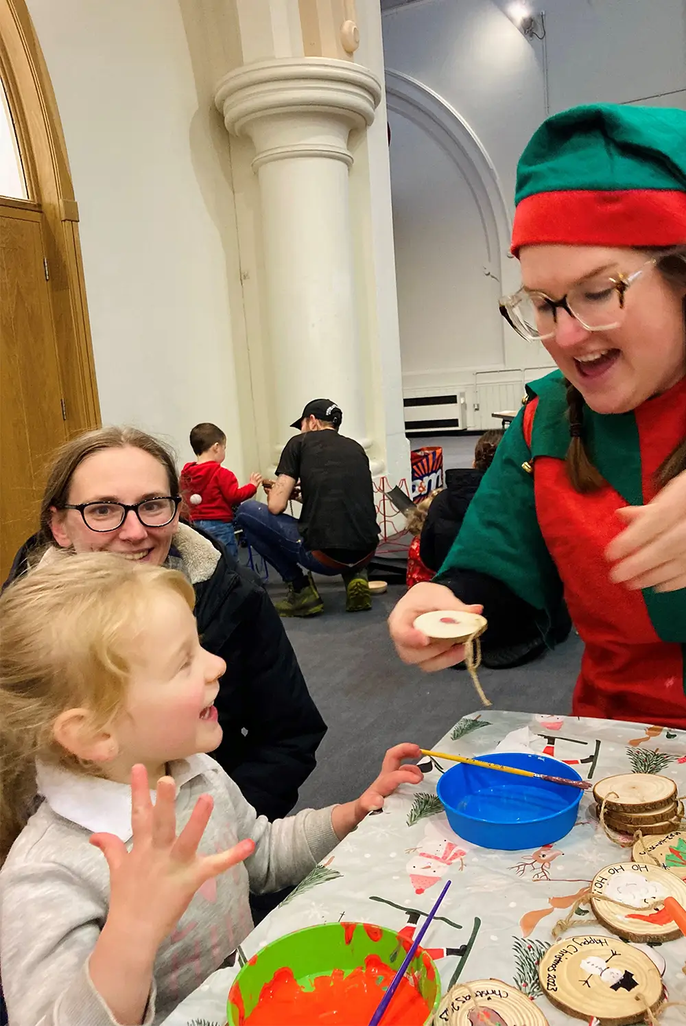 Christmas crafts for toddlers session