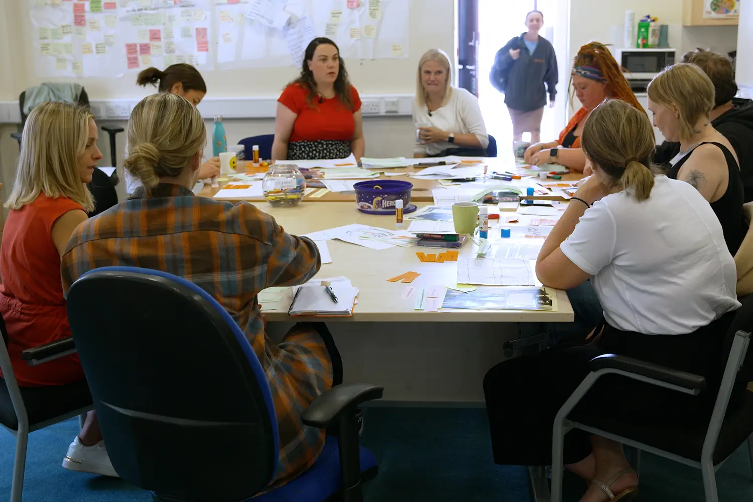 Creative co-production session with a large group